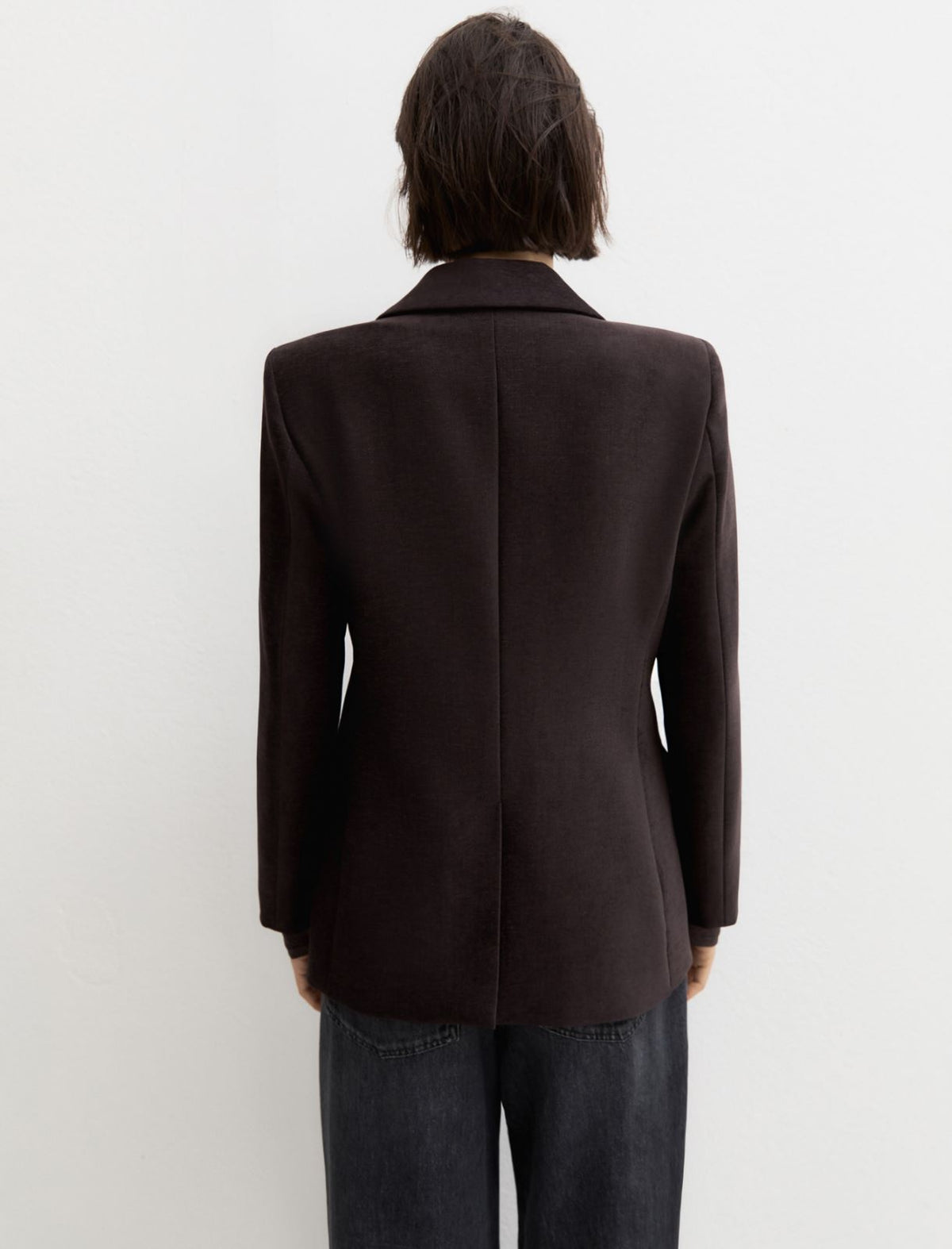 Emme Marella EMMPONTE - Blazer doppiopetto in ciniglia stretch - Vista 2