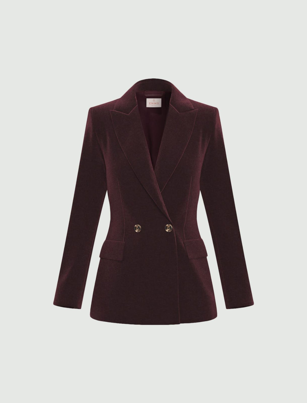 Emme Marella EMMPONTE - Blazer doppiopetto in ciniglia stretch - Vista 6