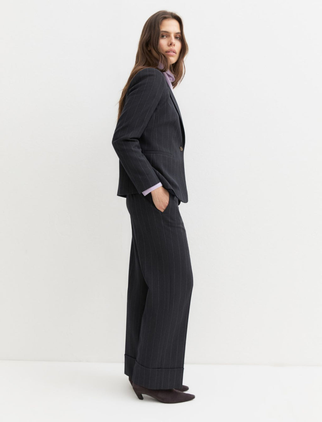 Emme Marella EMMPENTOLA1 - Blazer in gabardina stretch - Vista 3