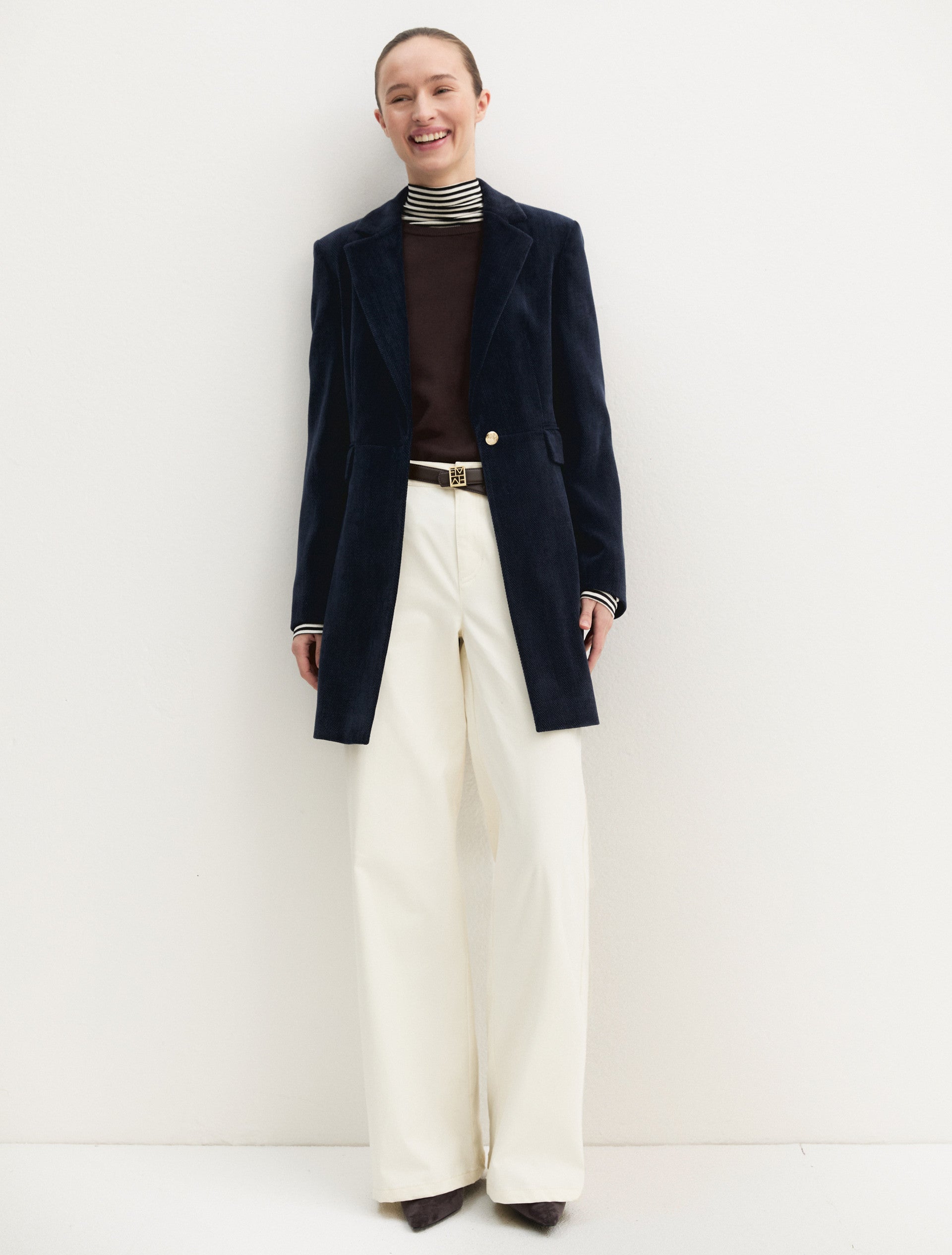 Emme Marella EMMVERVE - Cappotto in ciniglia stretch - Vista 7