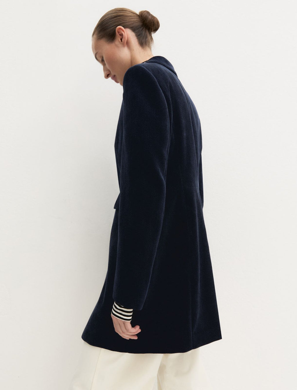 Emme Marella EMMVERVE - Cappotto in ciniglia stretch - Vista 3