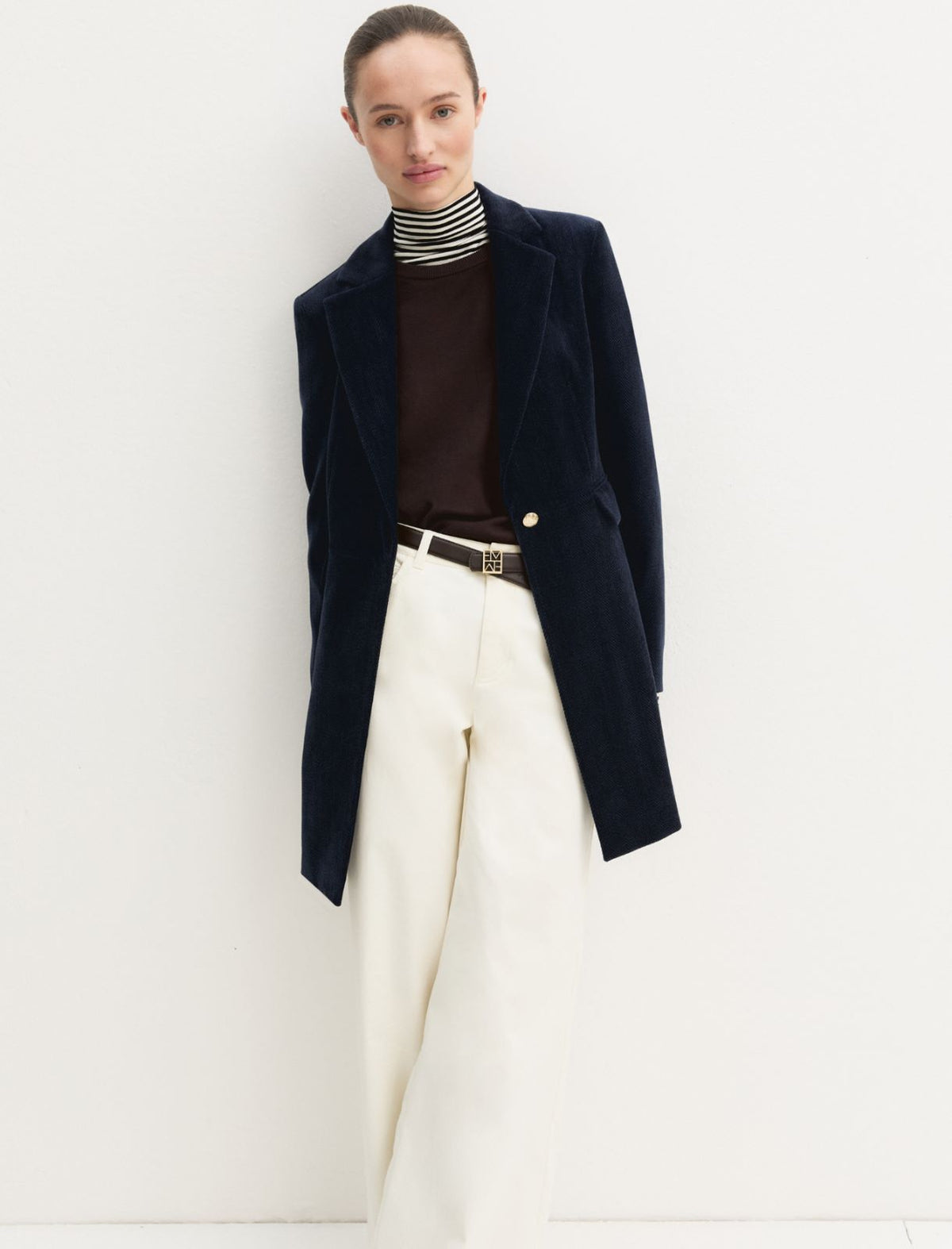 Emme Marella EMMVERVE - Cappotto in ciniglia stretch - Vista 4