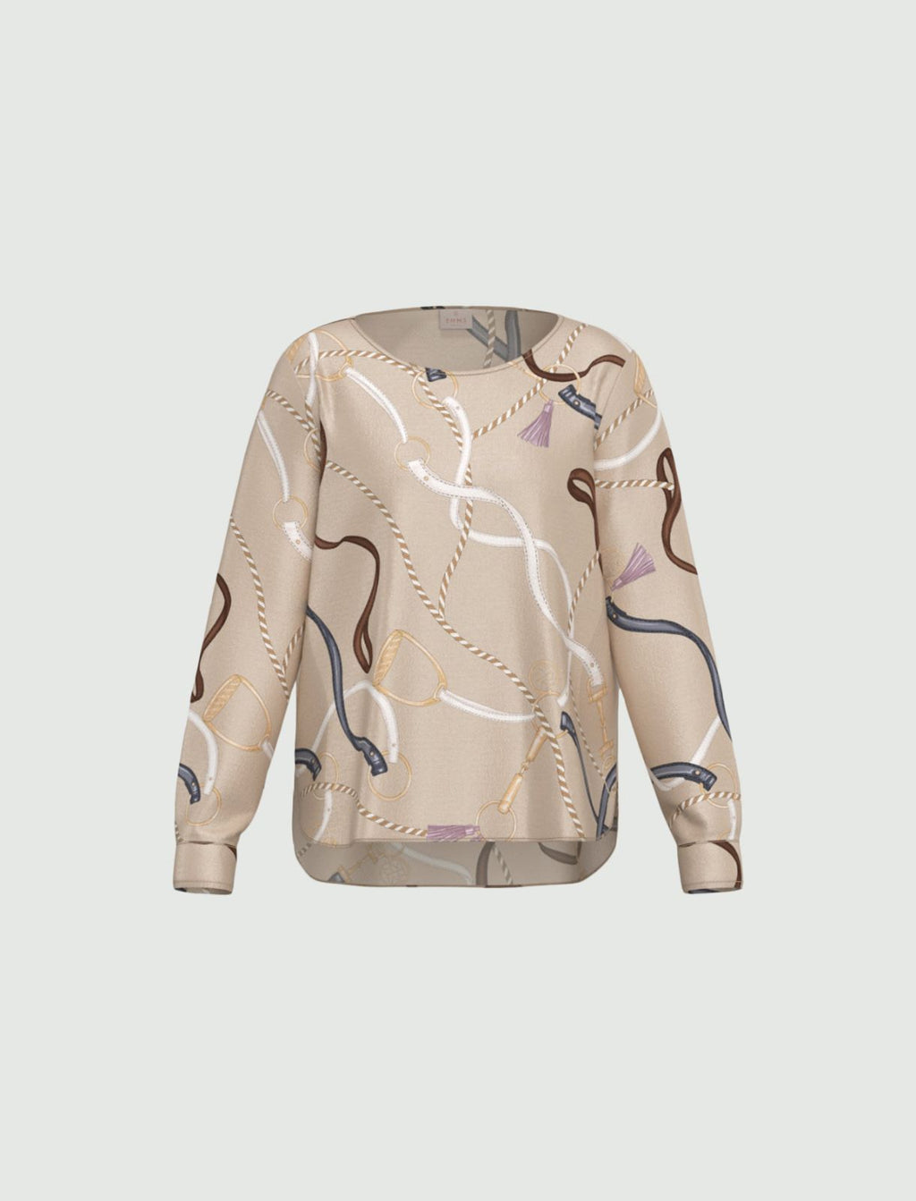 Emme Marella EMMEFFETTO - Blusa in twill di viscosa