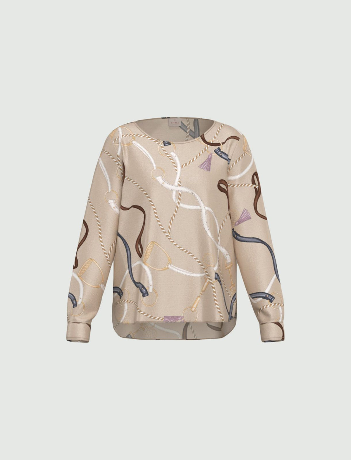 Emme Marella EMMEFFETTO - Blusa in twill di viscosa