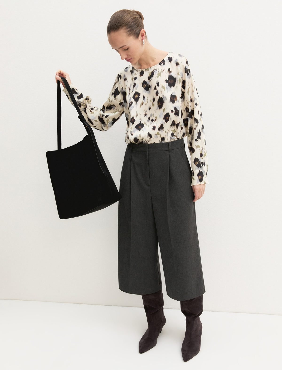 Emme Marella EMMREGNO - Blusa in twill stampato - Vista 7