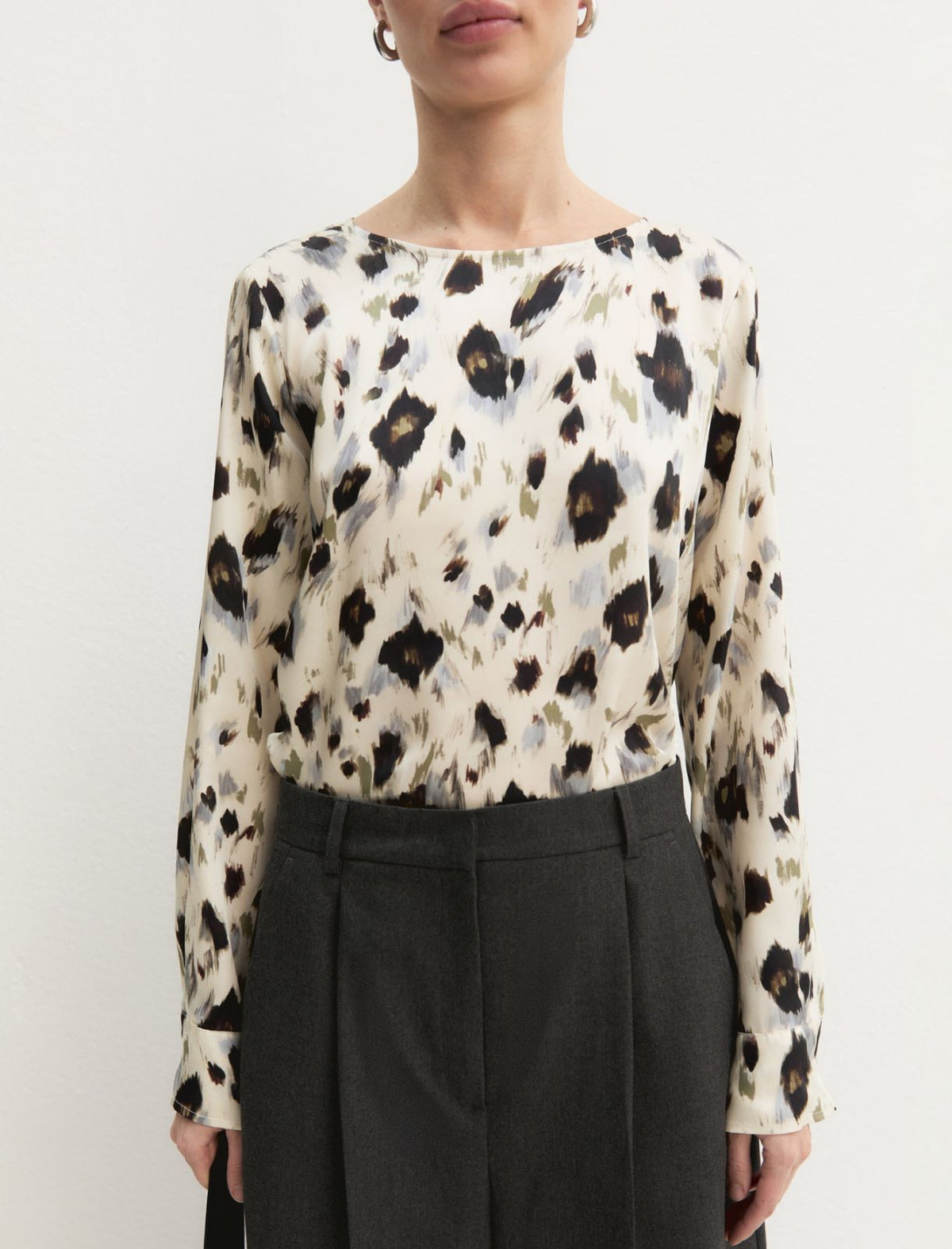 Emme Marella EMMREGNO - Blusa in twill stampato - Vista 5