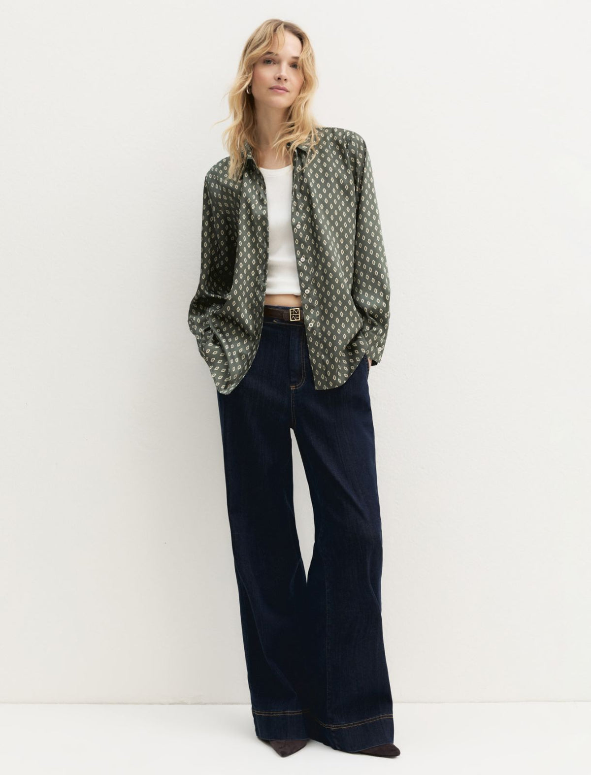 Emme Marella EMMDUOMO - Camicia in twill stampato - Vista 1