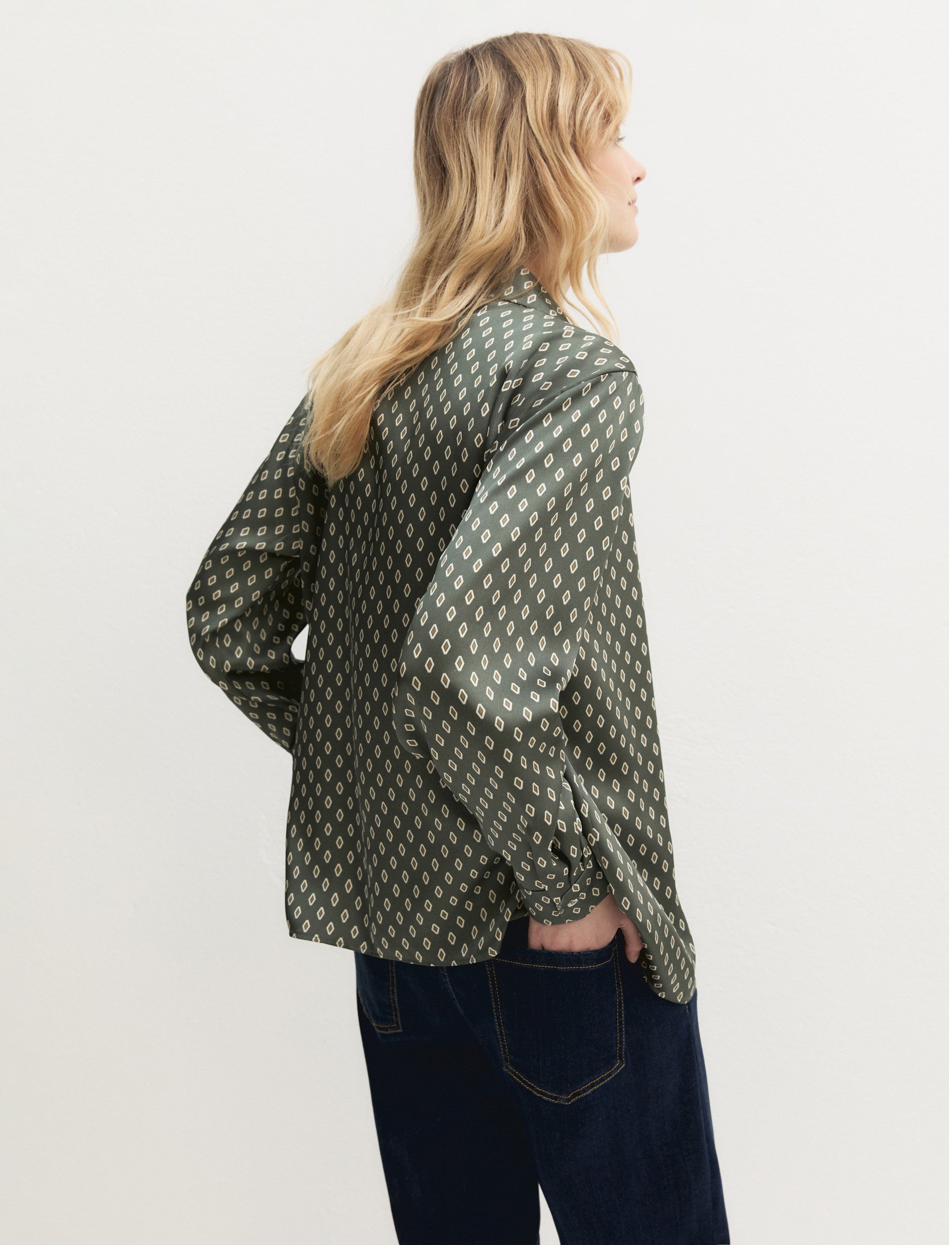 Emme Marella EMMDUOMO - Camicia in twill stampato - Vista 8