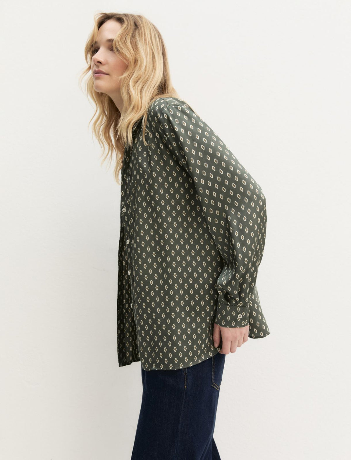 Emme Marella EMMDUOMO - Camicia in twill stampato - Vista 5