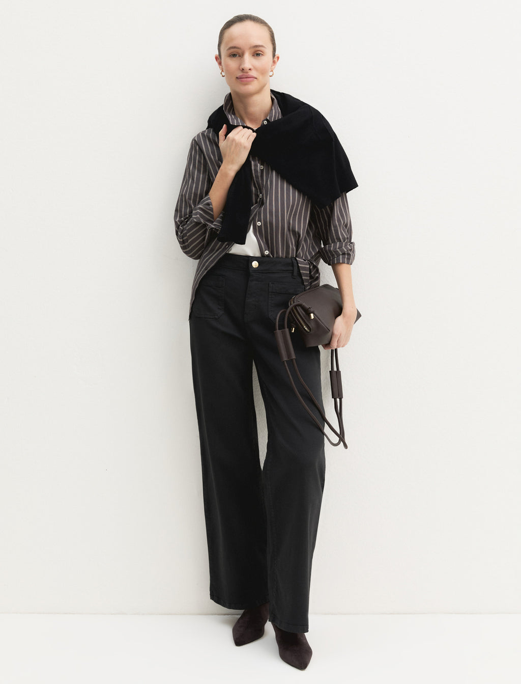 Emme Marella EMMRIDENTE - Pantalone in gabardina stretch - Vista 7