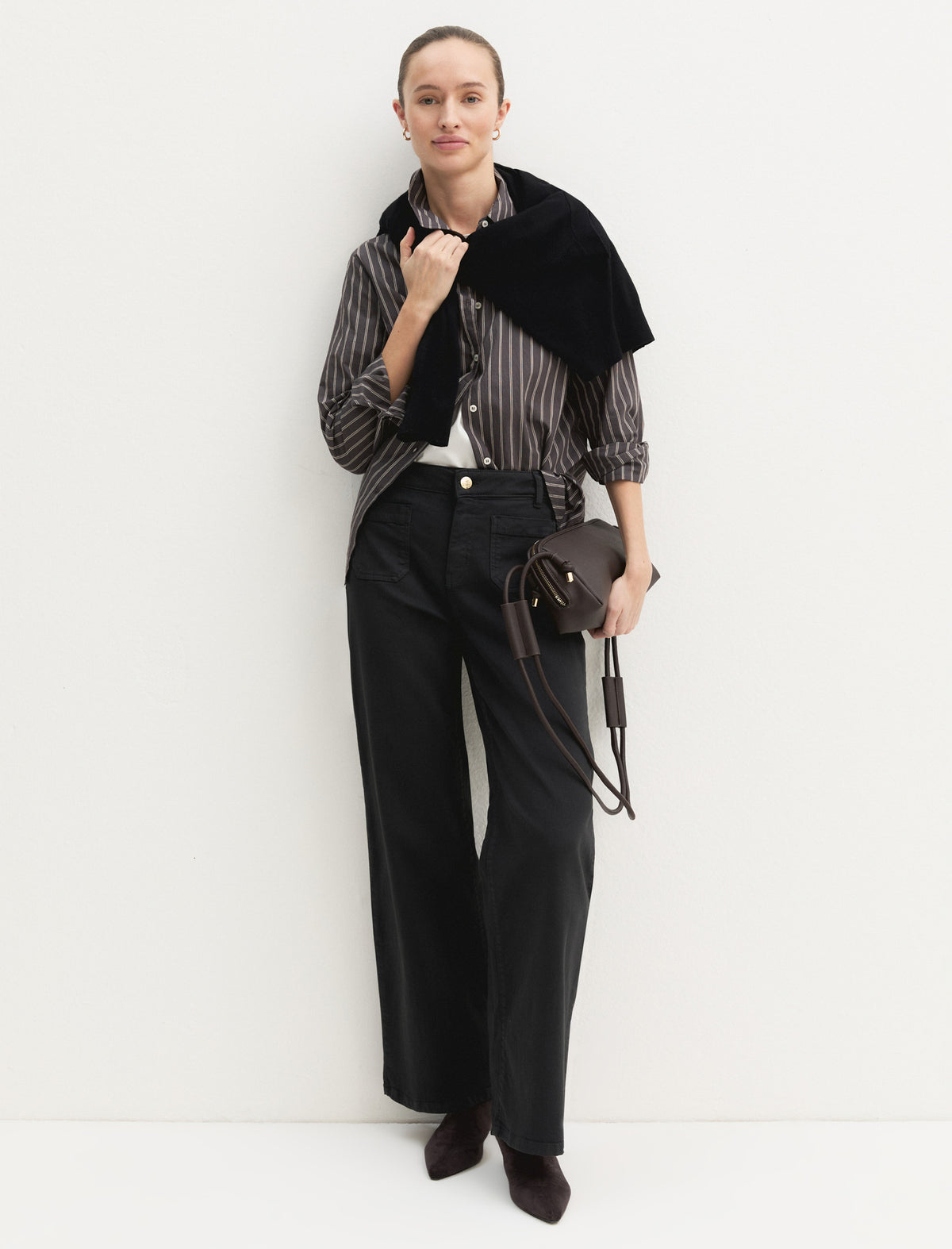 Emme Marella EMMRIDENTE - Pantalone in gabardina stretch - Vista 7
