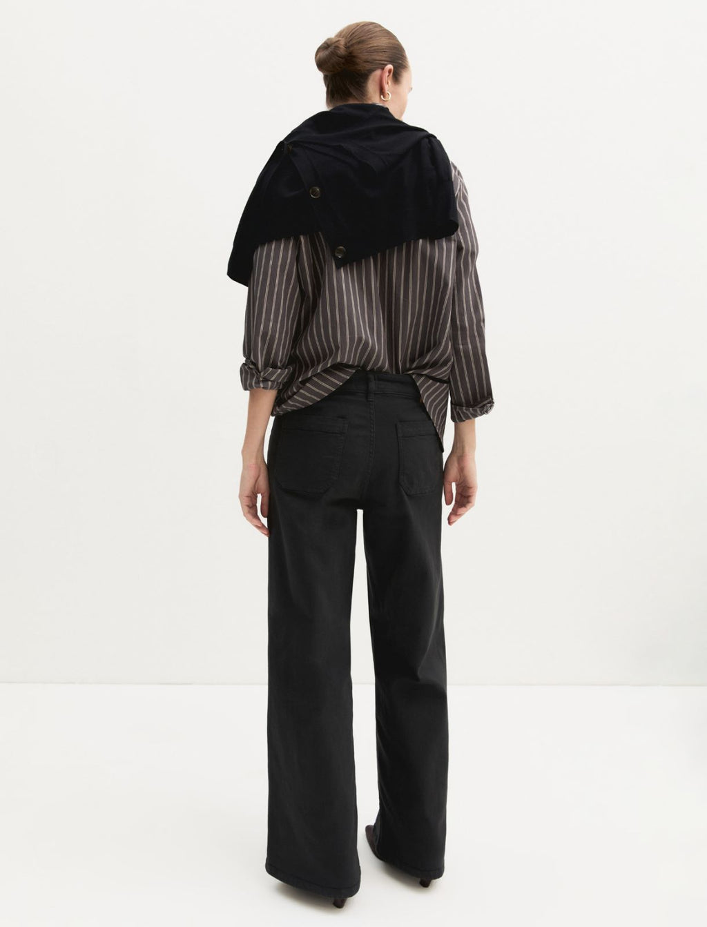 Emme Marella EMMRIDENTE - Pantalone in gabardina stretch - Vista 2