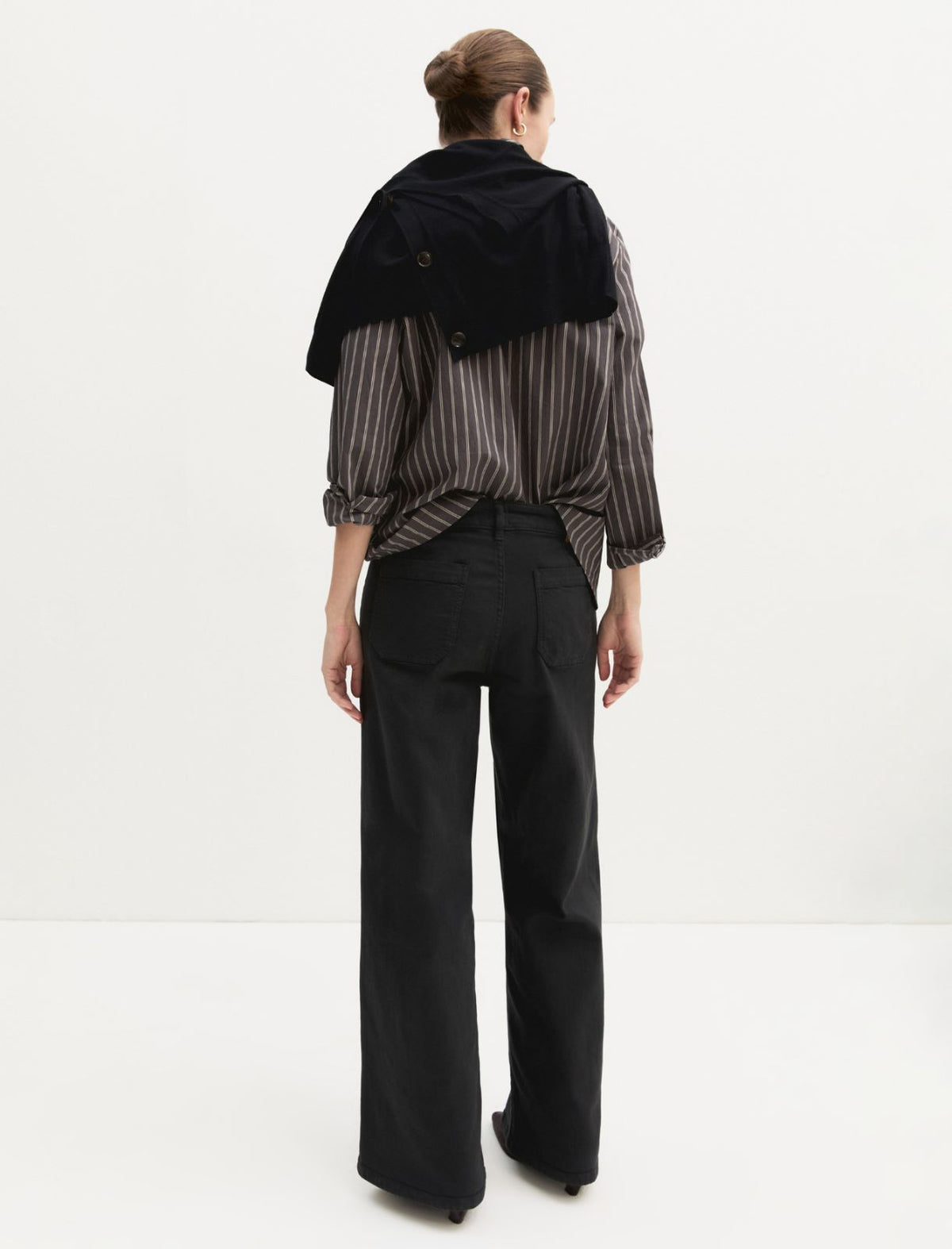 Emme Marella EMMRIDENTE - Pantalone in gabardina stretch - Vista 2