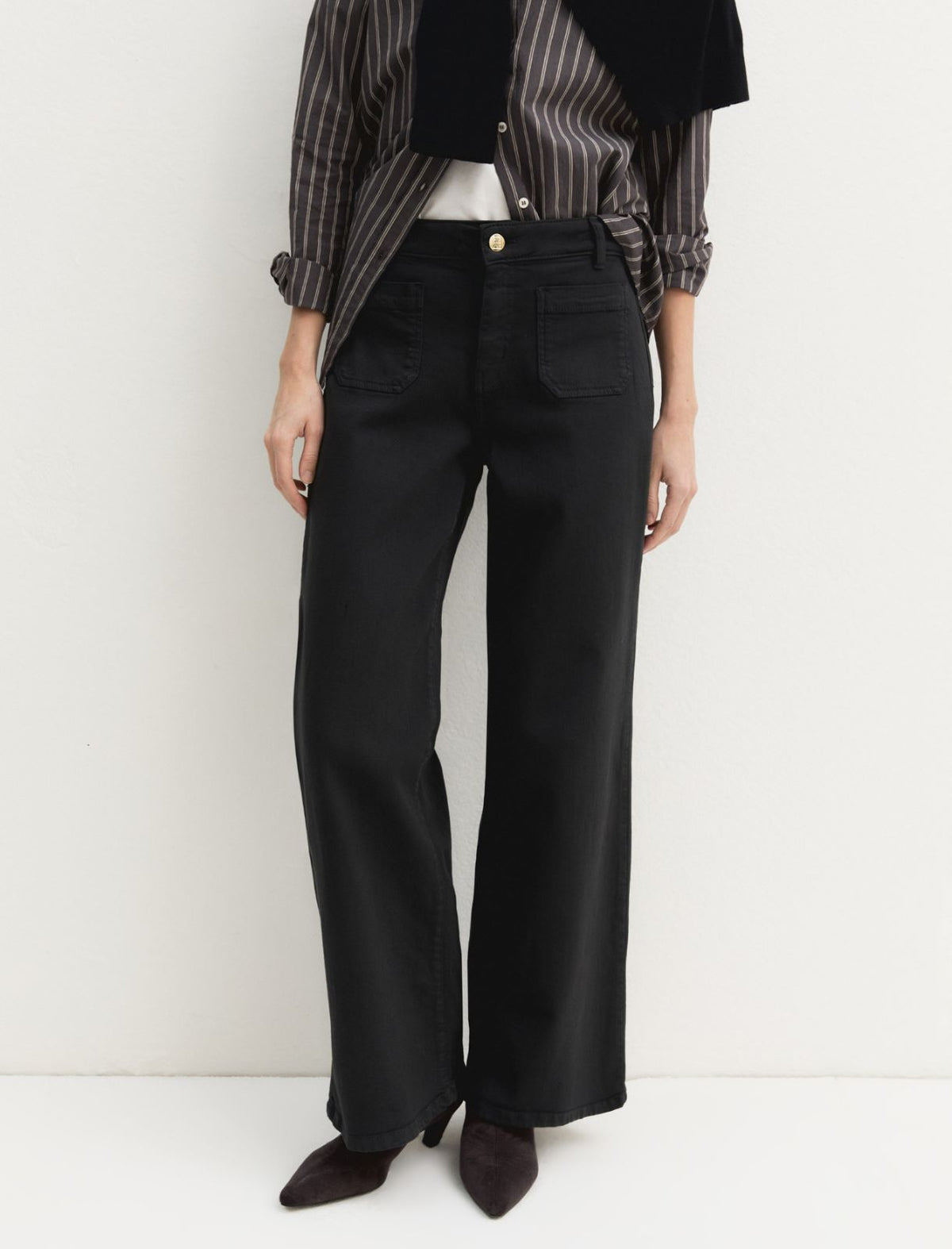 Emme Marella EMMRIDENTE - Pantalone in gabardina stretch - Vista 5