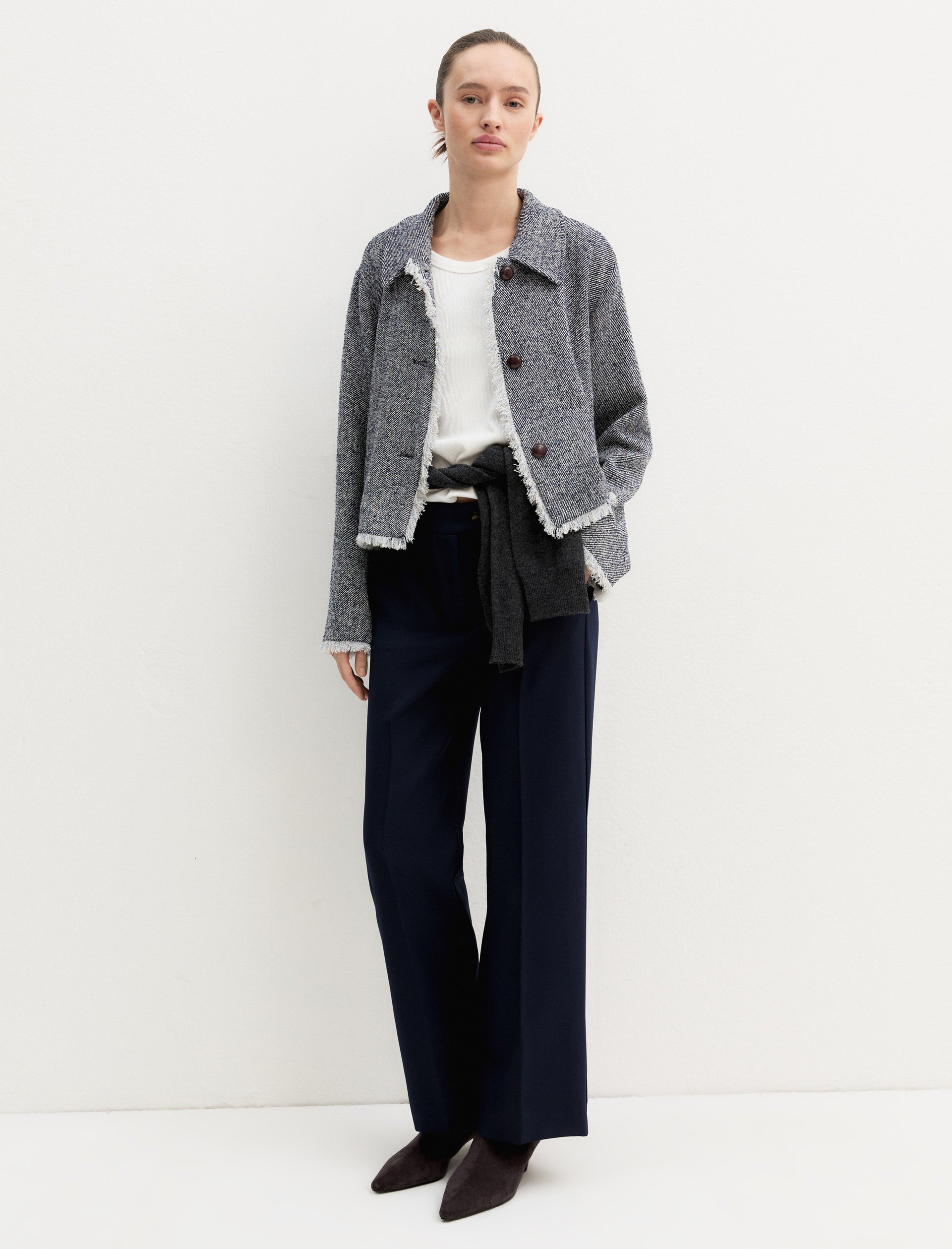 Emme Marella EMMGHINEA - Pantalone dritto stretch - Vista 7