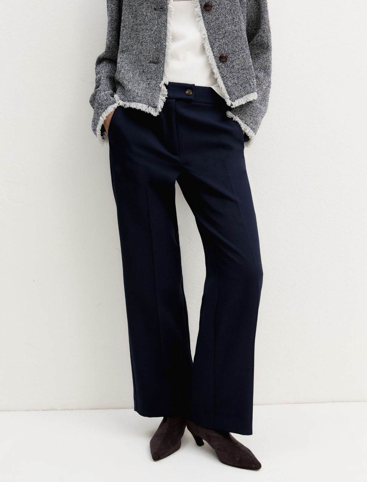 Emme Marella EMMGHINEA - Pantalone dritto stretch - Vista 3