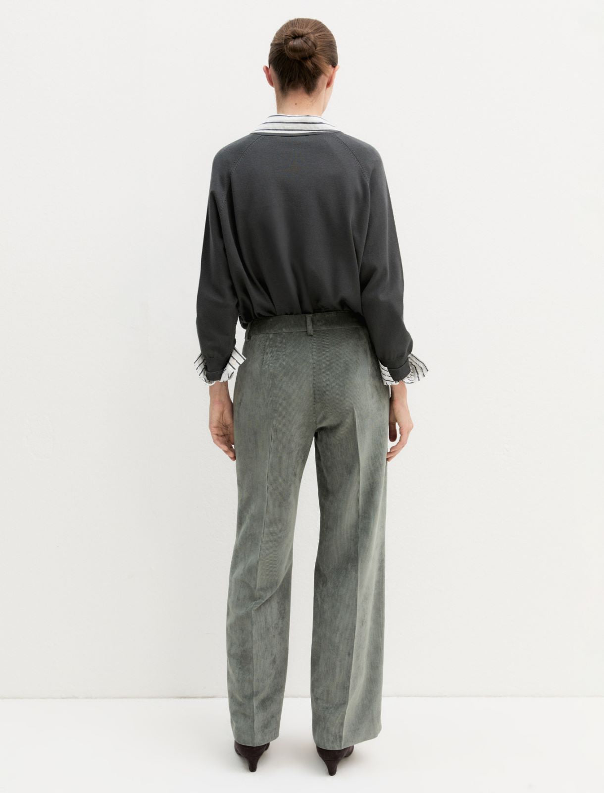 Emme Marella EMMDRAGHI - Pantalone in velluto a coste stretch - Vista 2