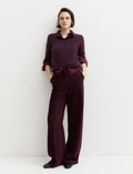 Emme Marella EMMEGIZIO2 - Pantalone a vita alta in ciniglia stretch - Vista 1