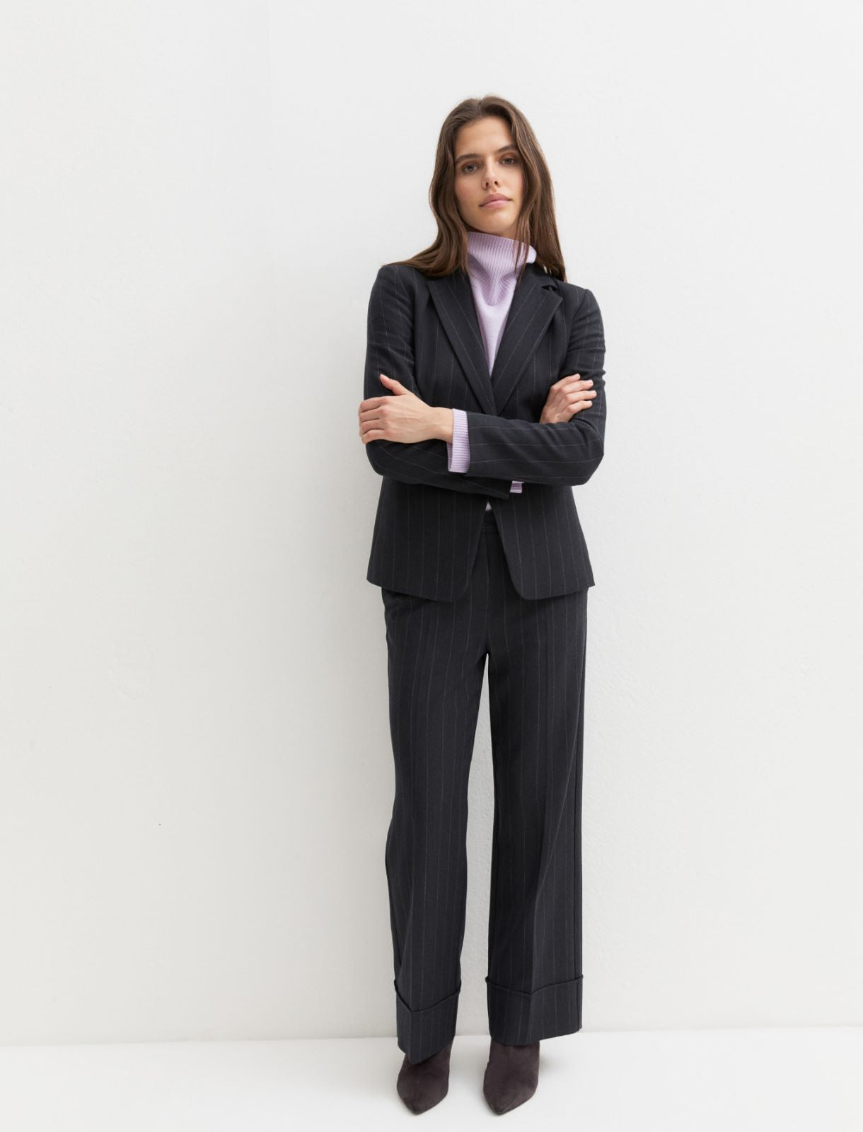 Emme Marella EMMPENTOLA2 - Pantalone dritto in gabardina stretch - Vista 1