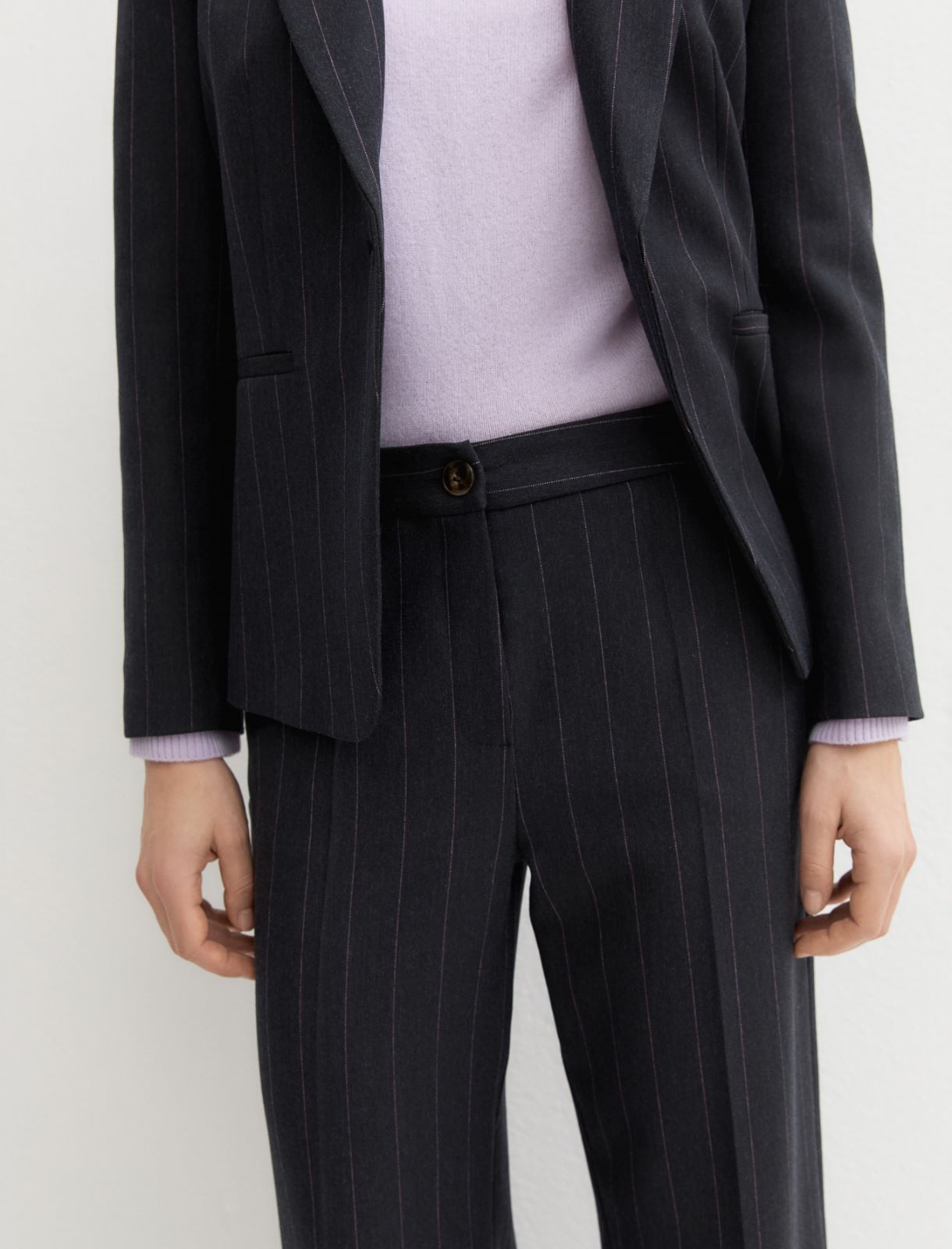 Emme Marella EMMPENTOLA2 - Pantalone dritto in gabardina stretch - Vista 3