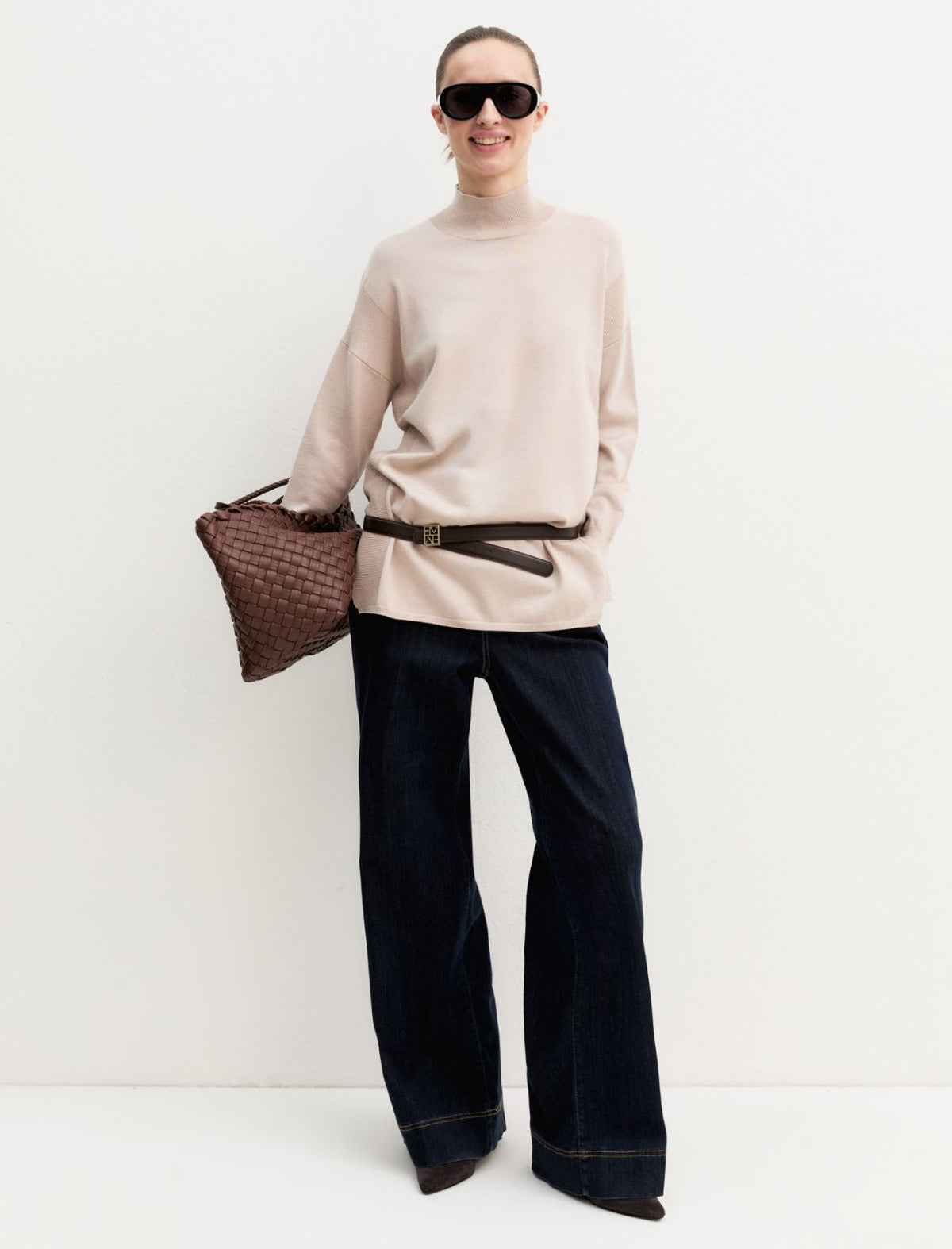 Emme Marella EMMLONZA - Maglia oversize in viscosa stretch - Vista 1