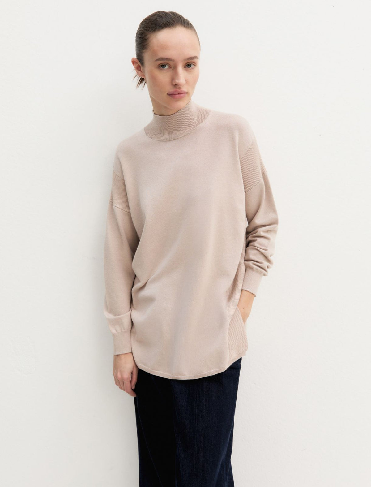 Emme Marella EMMLONZA - Maglia oversize in viscosa stretch - Vista 3