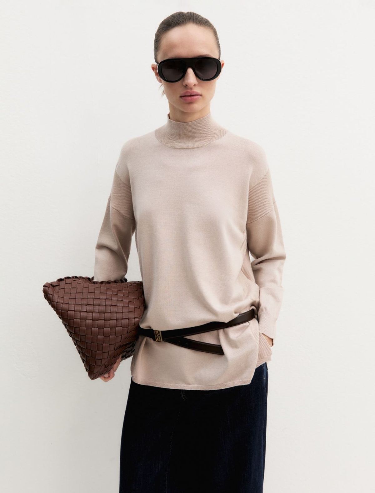 Emme Marella EMMLONZA - Maglia oversize in viscosa stretch - Vista 4