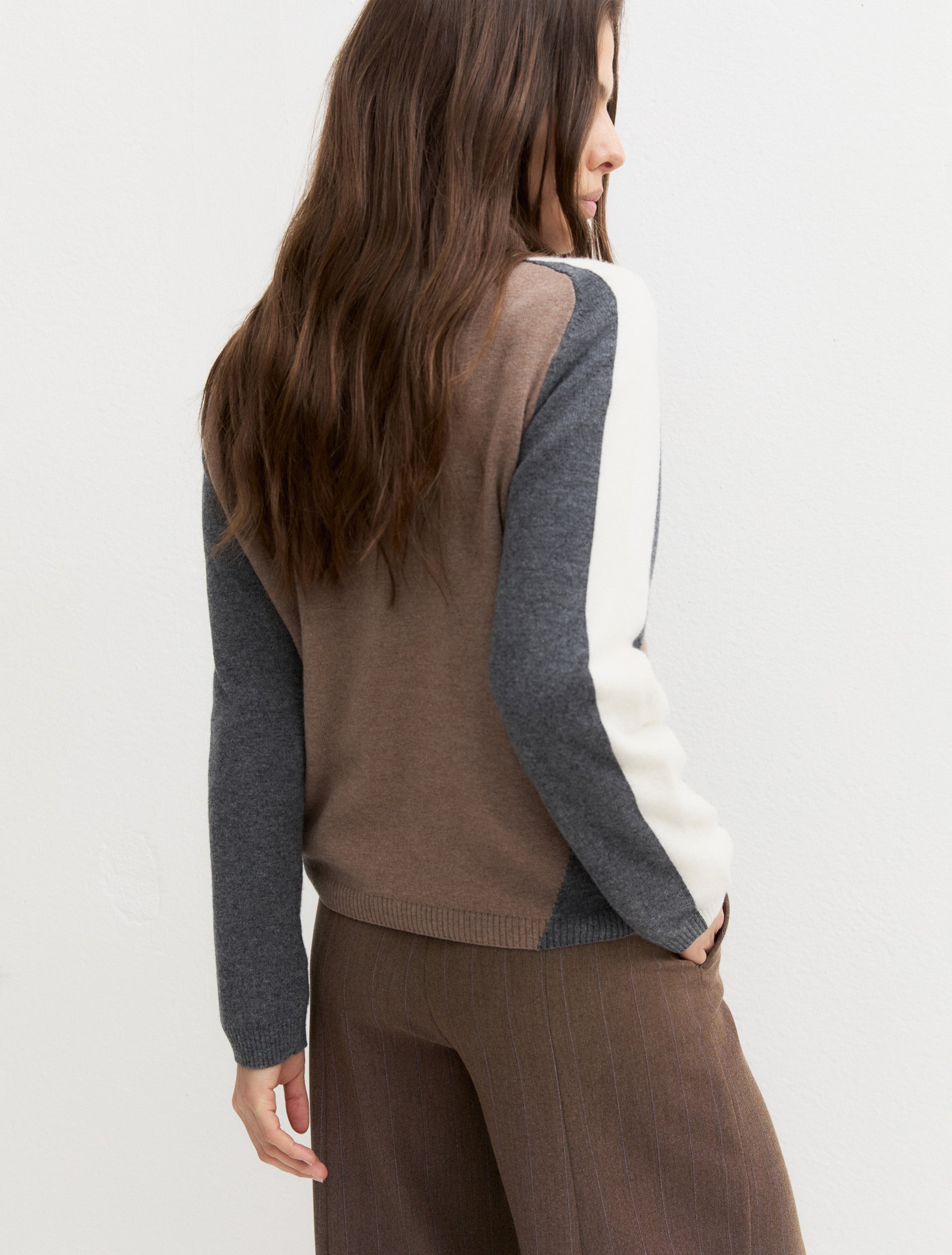 Emme Marella EMMBABA - Maglia a collo alto in lana e cashmere - Vista 8