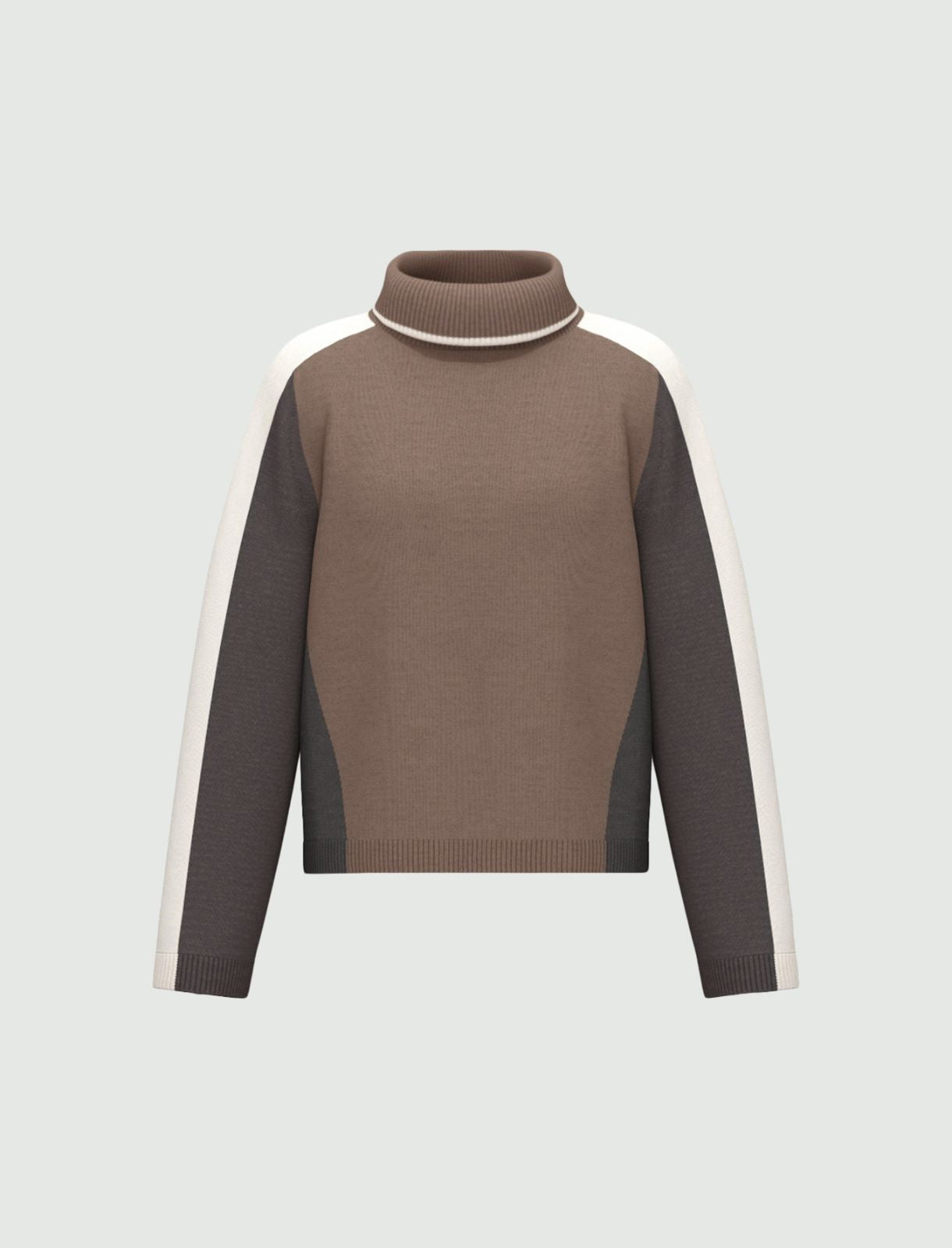 Emme Marella EMMBABA - Maglia a collo alto in lana e cashmere - Vista 6