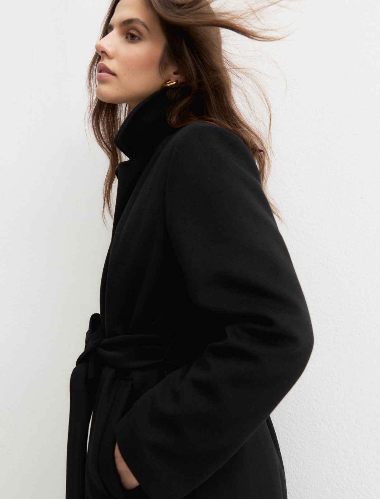 Emme Marella EMMBOERO - Cappotto in jersey panno soft - Vista 3