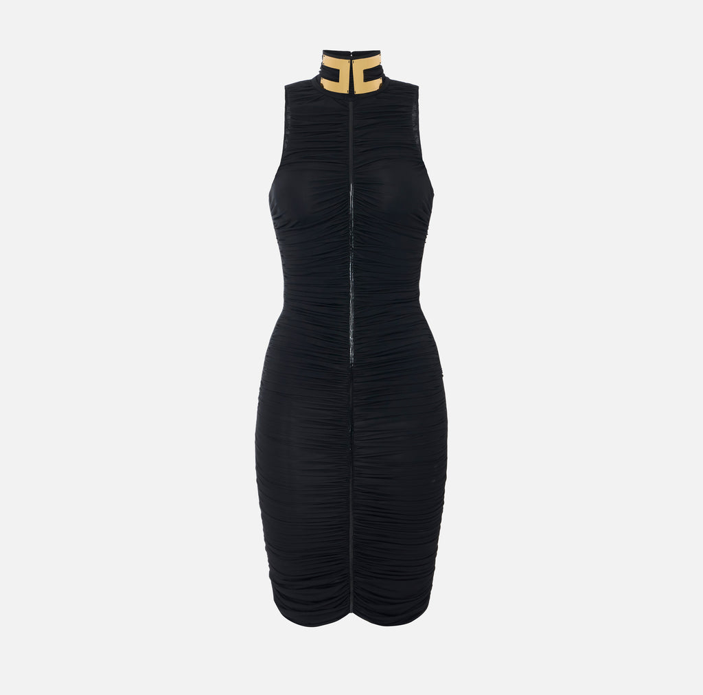 Elisabetta Franchi AB03667E2 - Light crêpe jersey dress