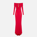 Elisabetta Franchi ABR2667E2 - Robe Red Carpet en jersey crêpe léger