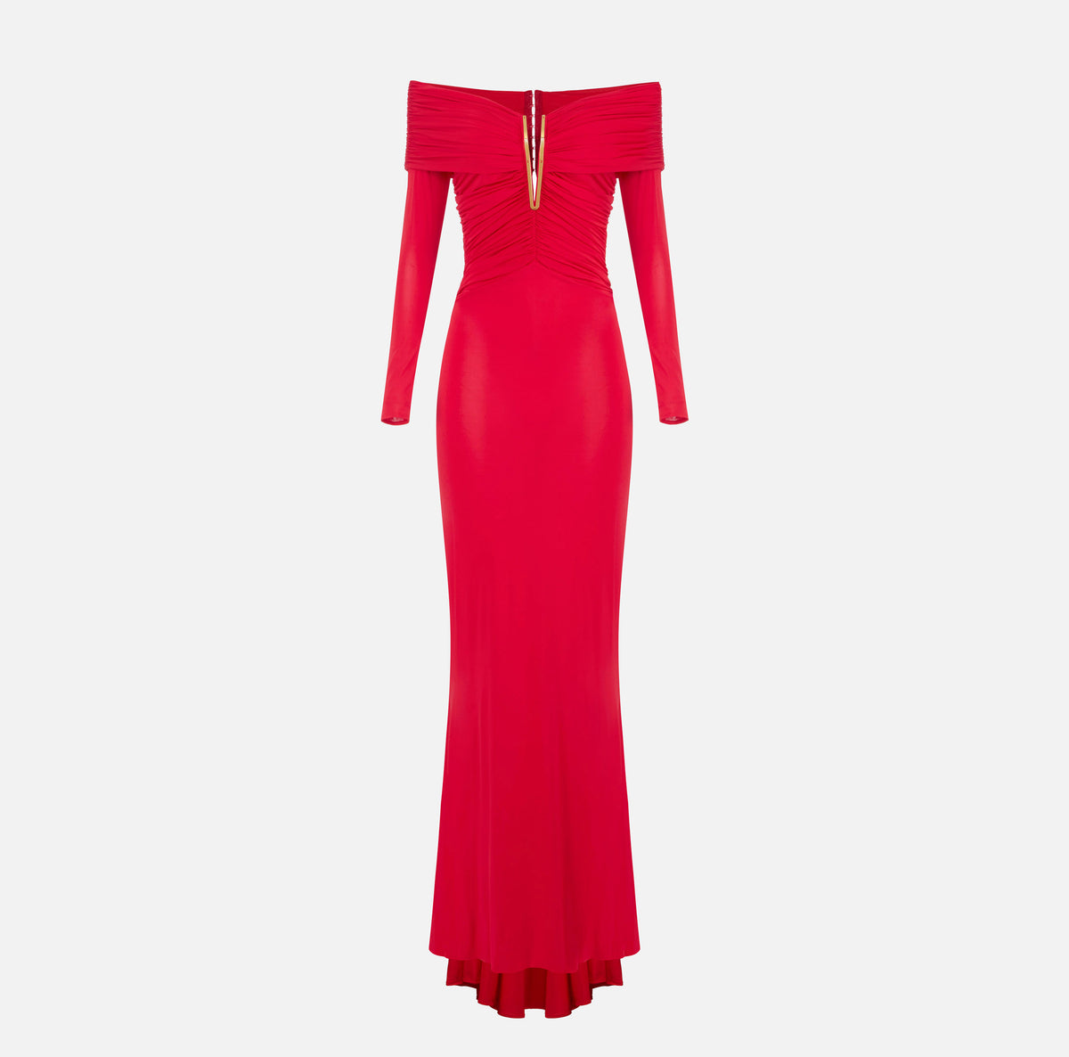 Elisabetta Franchi ABR2667E2 - Red Carpet dress in light crêpe jersey