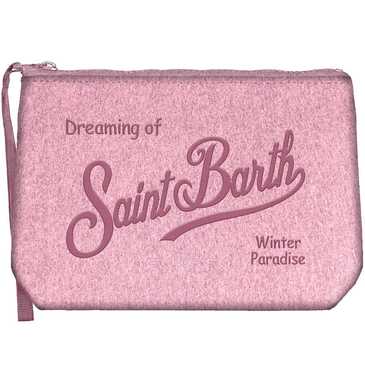 MC2 Saint Barth ALINE FELT ALI0028 - Pochette Aline in caldo feltro misto lana - Rosa (21 Emb)