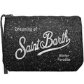 MC2 Saint Barth ALINE LUREX W ALI0026 - Pochette Aline in filato lurex scintillante - Nero (00 Emb)