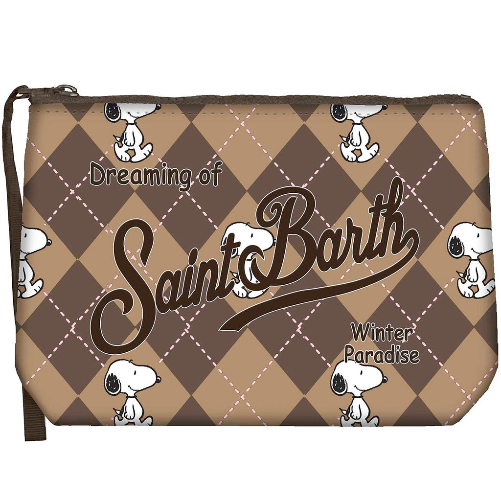 MC2 Saint Barth ALINE W ALI0002 - Pochette Aline in neoprene - Grigio (Snoopy Argyle 19)