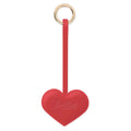 MC2 Saint Barth BAG CHARM BCHARM01 - Charm portachiavi per borsa in vera pelle - Rosso (Leather Heart 41)