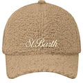 MC2 Saint Barth BASEBALL TEDDY BASB0021 - Cappello da baseball Teddy in morbido tessuto con visiera - Panna Teddy (11 Emb)