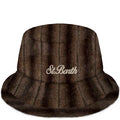 MC2 Saint Barth BUCKET HAT FUR BHAT003 - Cappello alla pescatora bucket hat in morbida eco-pelliccia - Marrone Visone (Mink 18h Emb)