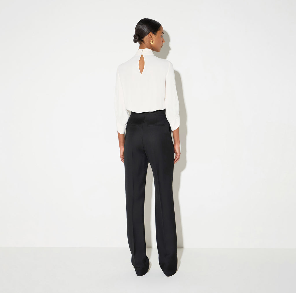 Elisabetta Franchi CA17866E2 - Blusa in georgette con cravattino