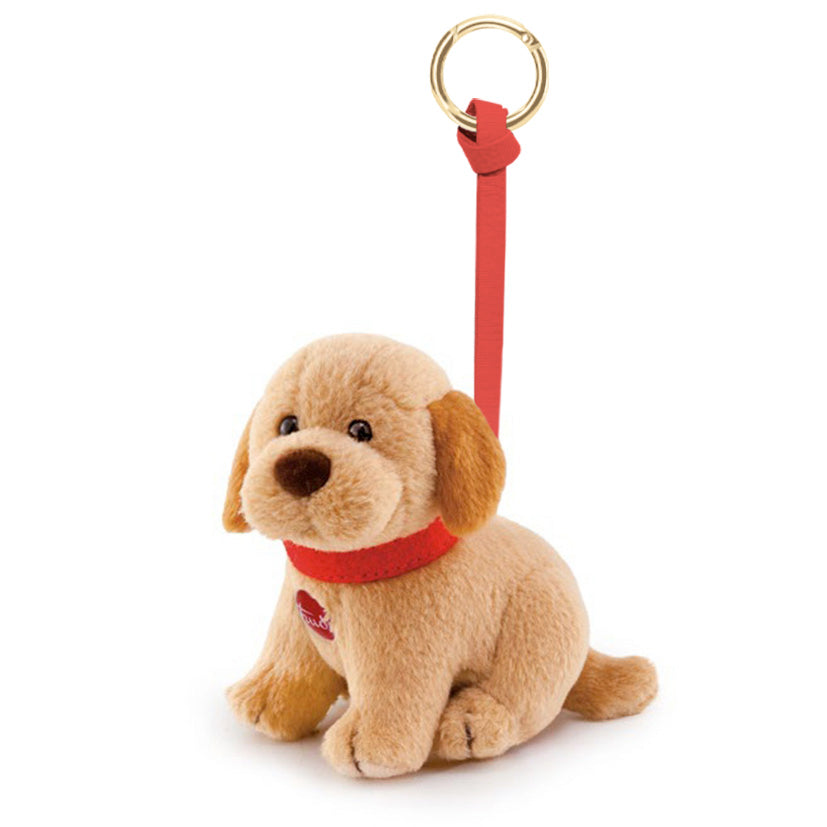 MC2 Saint Barth CHARM FUR CHARF01 - Charm portachiavi in morbido peluche Trudi per borsa - Beige (Labrador Trudi)