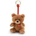 MC2 Saint Barth CHARM FUR CHARF01 - Charm portachiavi in morbido peluche Trudi per borsa - Marrone (Orso Trudi)