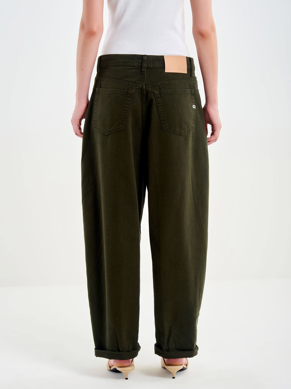 Vicolo LAILA - Jeans relaxed fit - Verde Militare 3