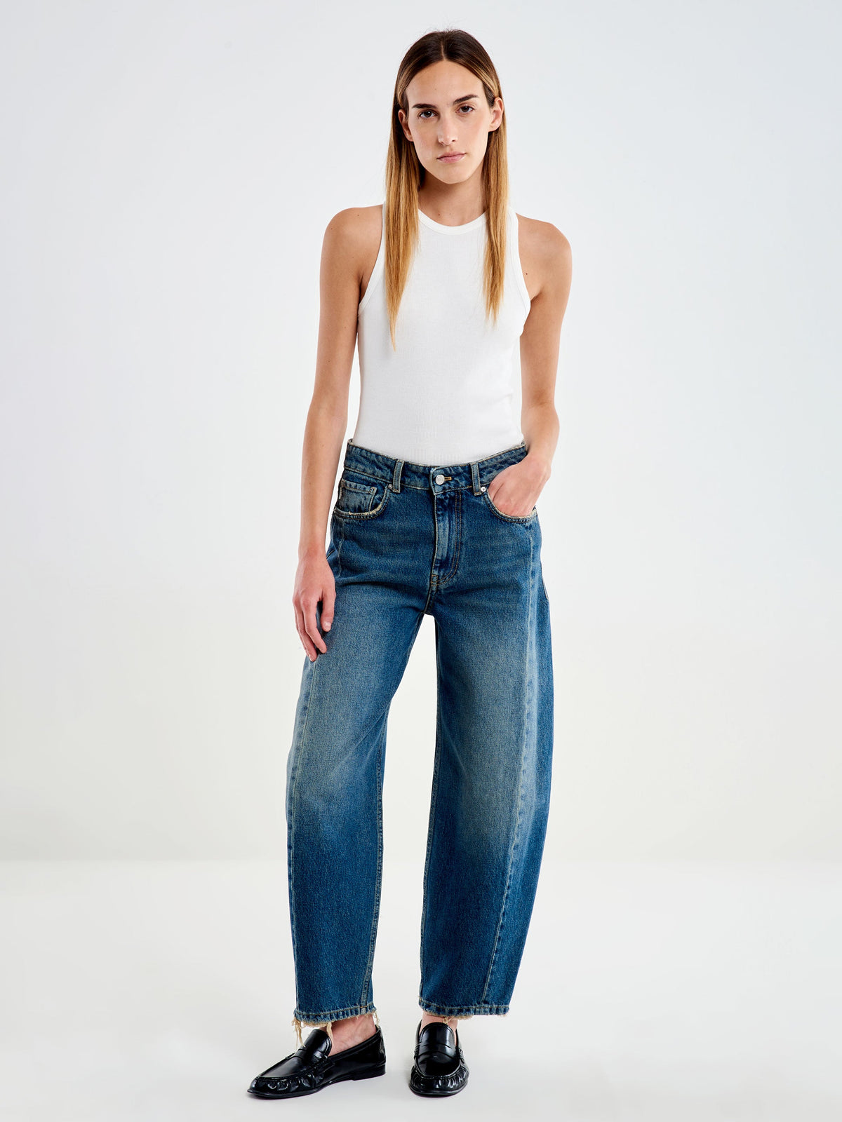 Vicolo DAC5070 - Jeans Chiara Barrel Blu Vintage - Foto 1