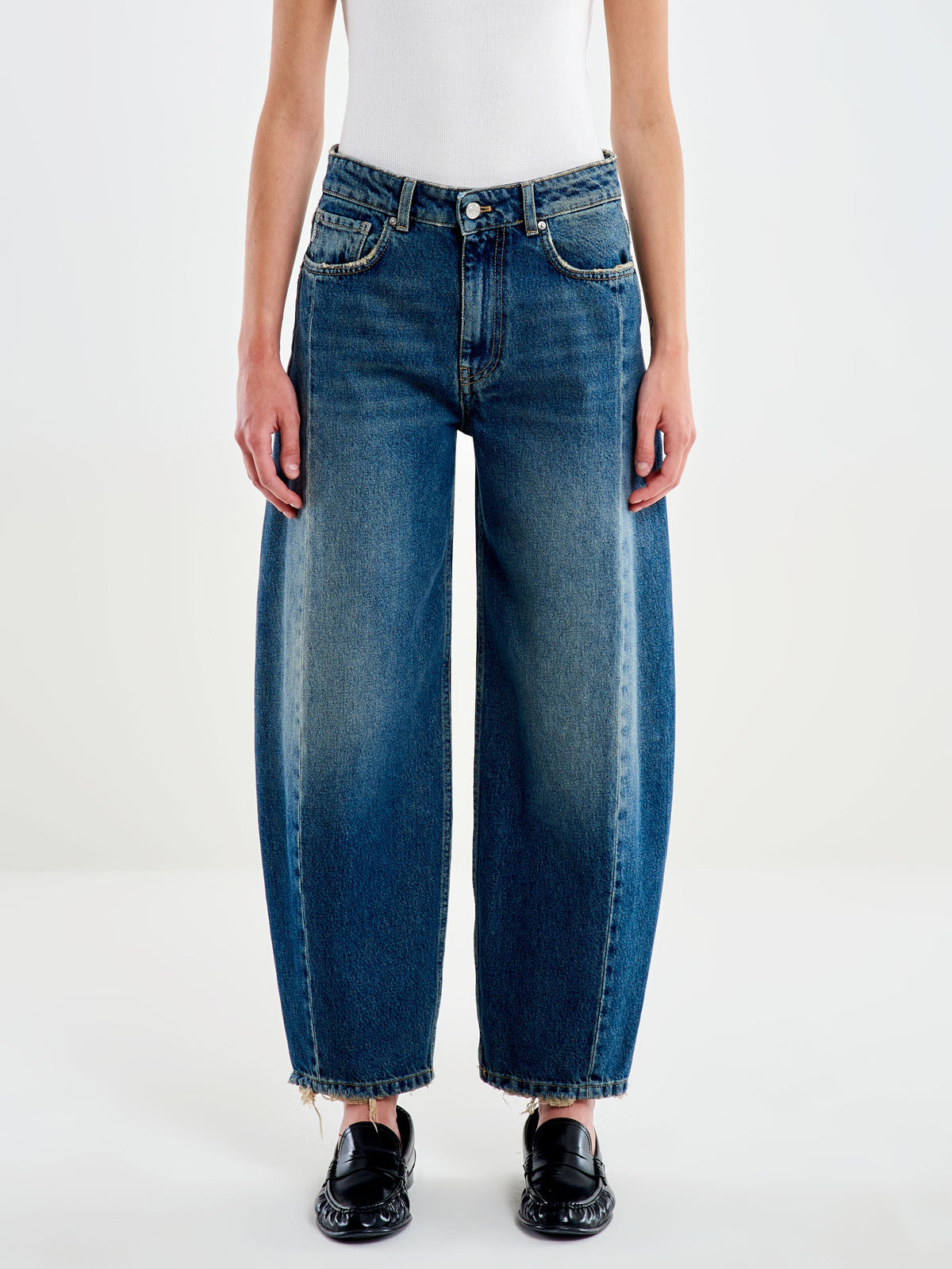 Vicolo DAC5070 - Jeans Chiara Barrel Blu Vintage - Foto 2