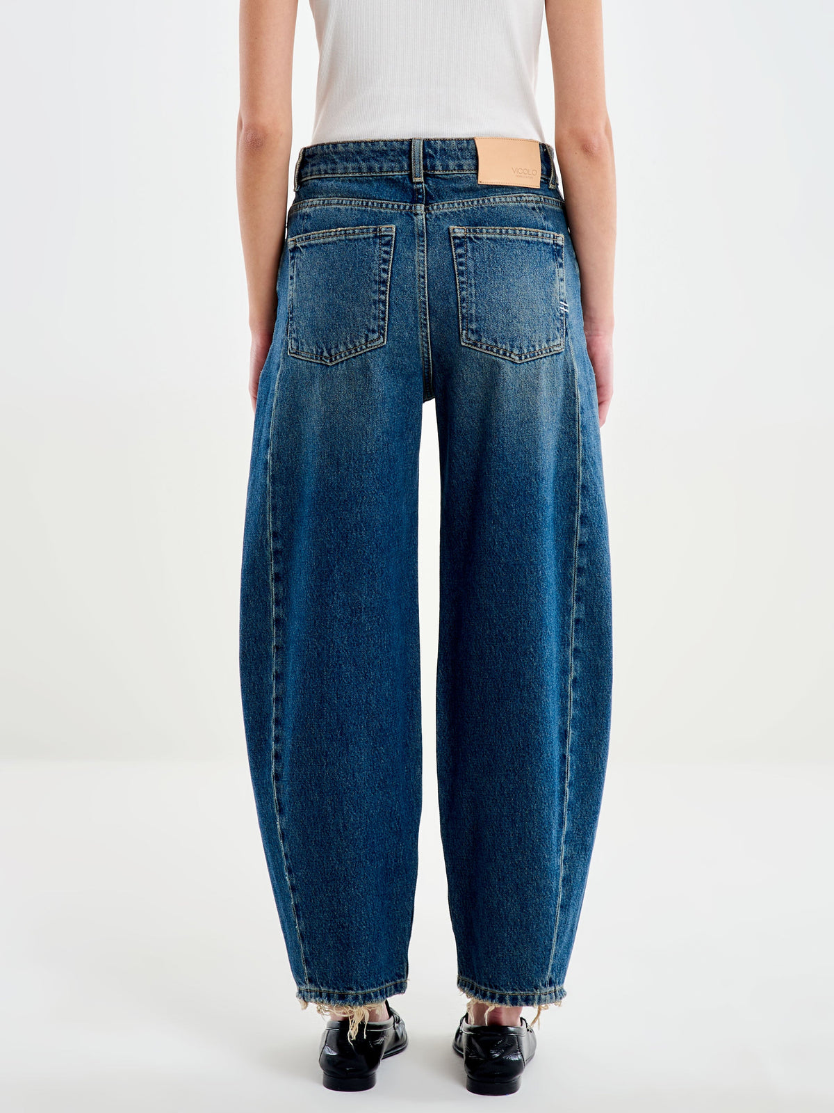 Vicolo DAC5070 - Jeans Chiara Barrel Blu Vintage - Foto 3