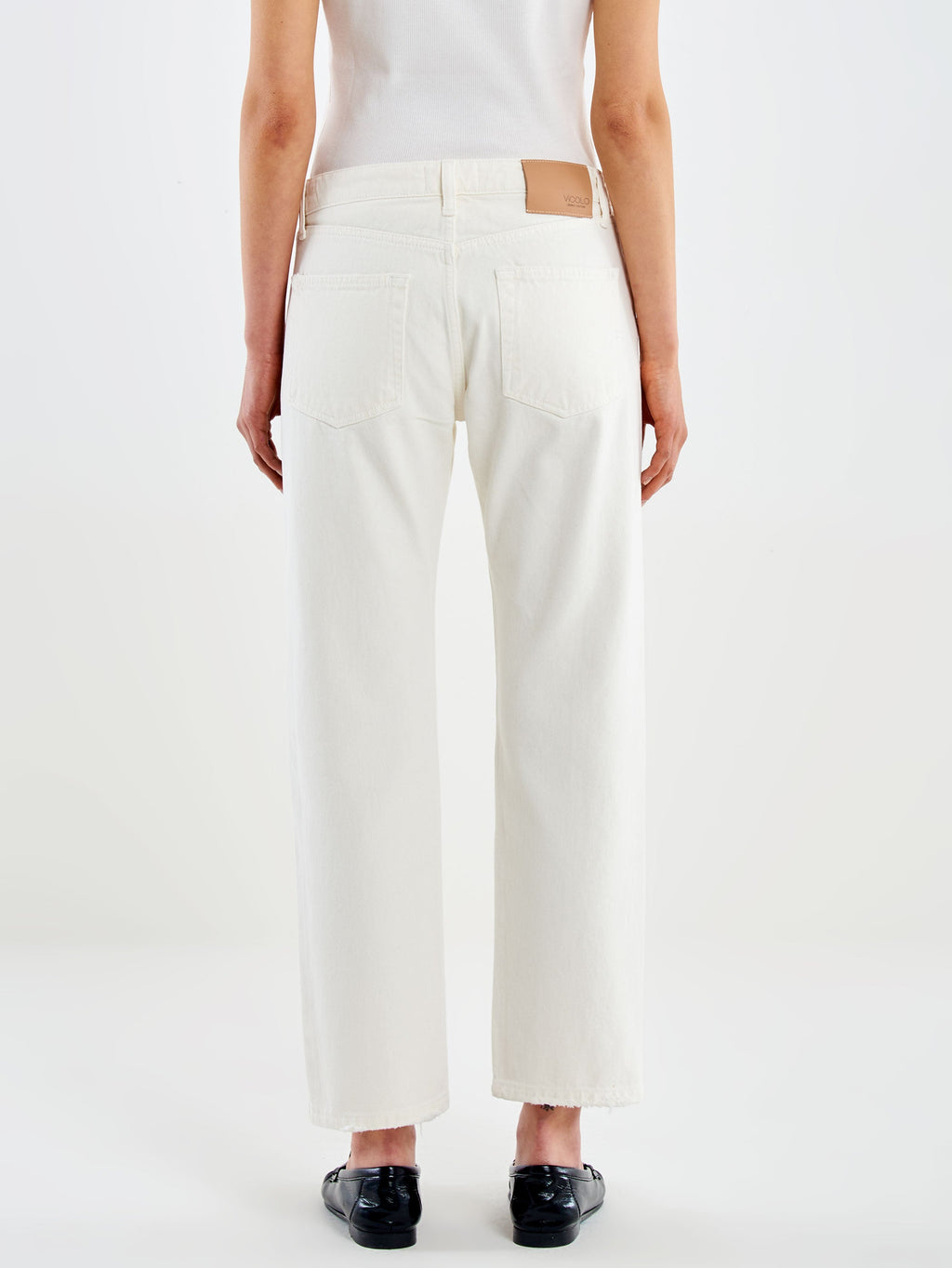 Vicolo DAC5106 - Jeans Zoe Bianco Bottoni Gioiello - Foto 3