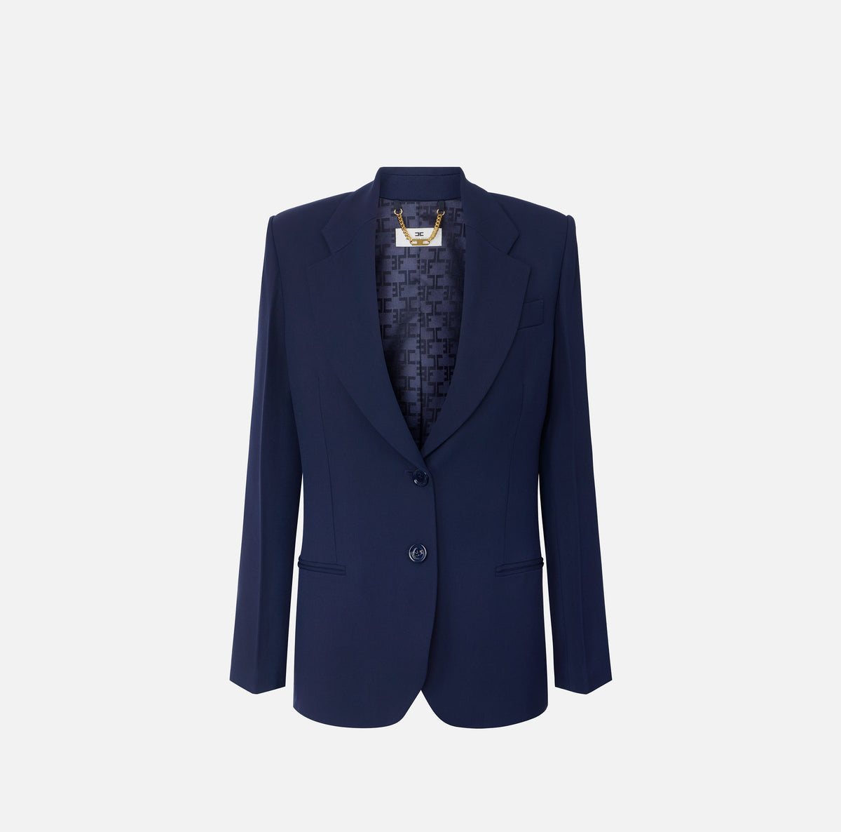 Elisabetta Franchi GI27267E2 - Fluid gabardine jacket