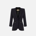 Elisabetta Franchi GI27567E2 - Veste en crêpe léger et satin