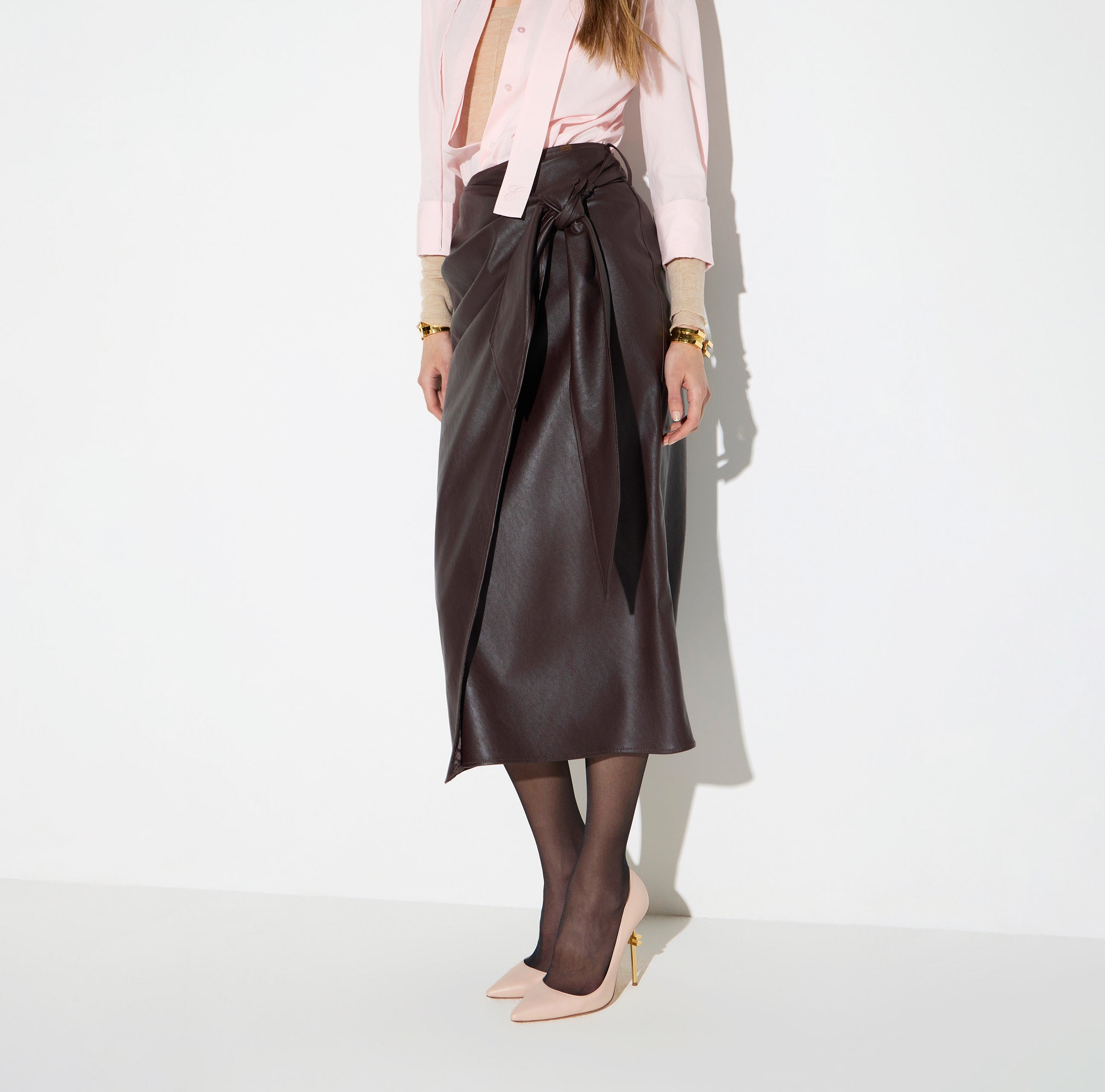 Elisabetta Franchi GO21866E2 - Gonna con fusciacca